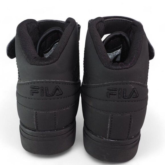 Fila Vulc 13 Mid Basketball Sneakers "Triple Black" 3CM00175-001 Youth 12 - Picture 5 of 11